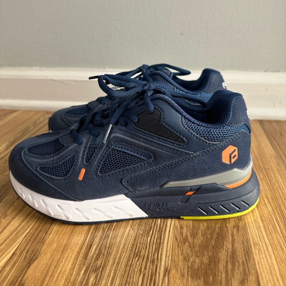 FitVille Men's Extra Wide Walking Shoes Arch Support Sneakers  Blue M(5EW) (W6.5